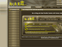 Tablet Screenshot of be-a-king.net